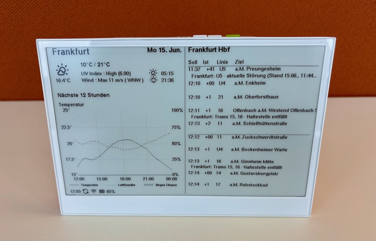 Half and Half display mode